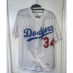 Los Angeles Dodgers Fernando Valenzuela Vintage MLB Baseball Jersey Size Medium